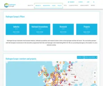 HYdrogeneurope.eu(Hydrogen europe) Screenshot