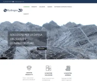 HYdrogeo.net(Soluzioni per Infrastrutture e Difesa del Suolo) Screenshot