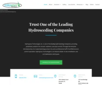 HYdrograsstech.com(Hydroseeding in Sarasota FL and North Orford MA) Screenshot