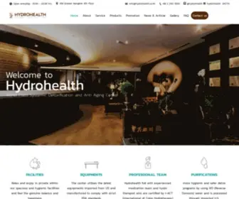 HYdrohealth.co.th(ศูนย์สุขภาพและล้างสารพิษในร่างกายทั้งระบบ) Screenshot