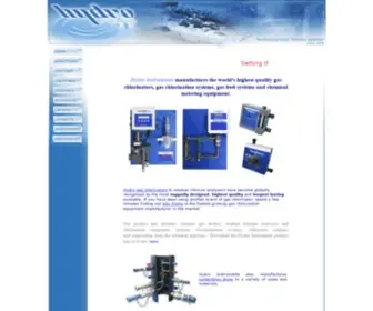 HYdroinstruments.com(Gas chlorinators) Screenshot
