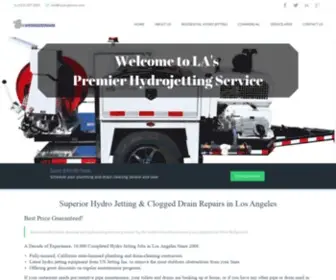 HYdrojetman.com(Hydro Jetting Los Angeles) Screenshot