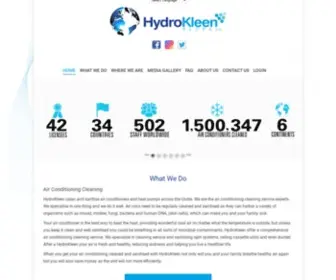 HYdrokleenGlobal.com(HydroKleen Global) Screenshot