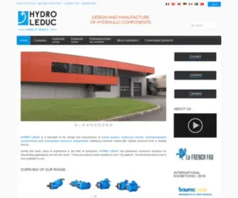HYdroleduc.com(Hydro Leduc France) Screenshot