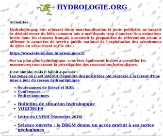 HYdrologie.org(HYdrologie) Screenshot