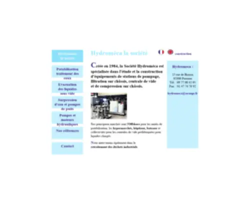 HYdromeca.fr(HYdromeca) Screenshot