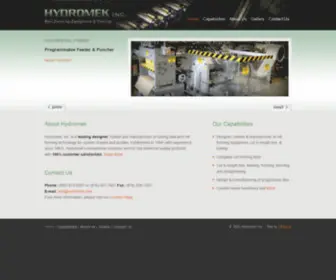 HYdromek.com(Hydromek Inc) Screenshot