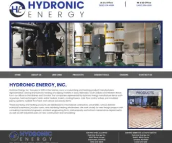 HYdronicenergy.com(Hydronic Energy) Screenshot