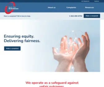 HYdrooneombudsman.com(Hydro One Ombudsman) Screenshot