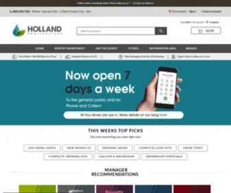 HYdroponics.co.uk(Holland Horticulture) Screenshot