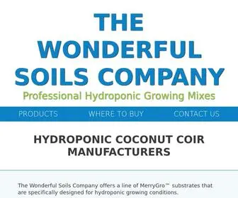 HYdroponicsoils.com(The Wonderful Soils Company) Screenshot