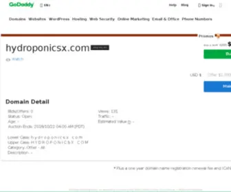 HYdroponicsx.com(Forsale Lander) Screenshot