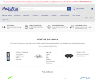 HYdropros.com(Garden Supply Super Center) Screenshot