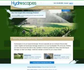 HYdroscapespa.com(Hydroscapes Landscape Irrigation) Screenshot