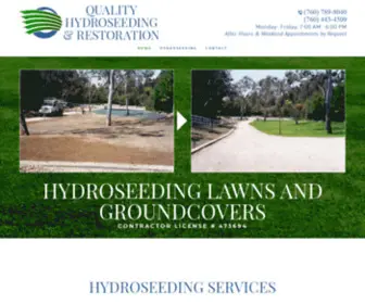 HYdroseed.com(Hydroseeding Contractors in Southern California) Screenshot