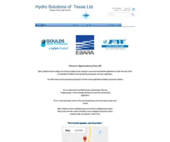 HYdrosolutionstx.com(Hydro Solutions Of Texas) Screenshot