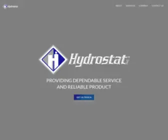 HYdrostatinc.com(Hydrostat) Screenshot