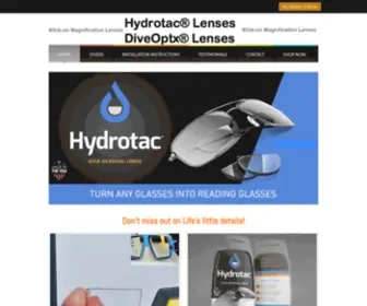 HYdrotaclenses.com.au(HydroTac®) Screenshot