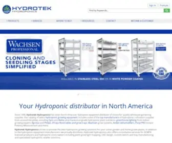 HYdrotekhydroponics.com(Wholesale Hydroponic Supplies Distributor) Screenshot