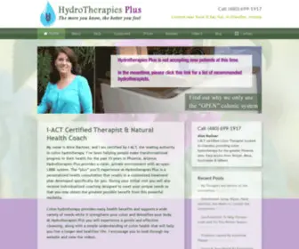 HYdrotherapiesplus.com(I-ACT Certified Therapist & Natural Health Coach) Screenshot