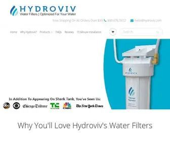 HYdroviv.com(Water Filters) Screenshot