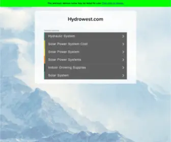 HYdrowest.com(HYdrowest) Screenshot