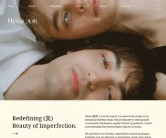 Hyejaskincare.com(Hyeja) Screenshot