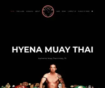 Hyenamuaythai.com(Hyena Muay Thai) Screenshot