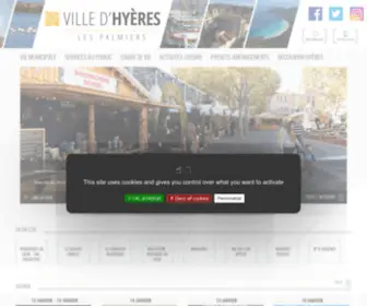 Hyeres.fr(Ville de Hyères) Screenshot