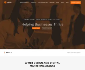 Hyfig.com(Web Design Nigeria) Screenshot