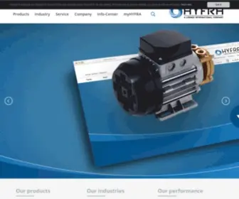 HYfra.com(HYFRA ist einer der erfahrensten Anbieter industrieller Prozesskühlung) Screenshot