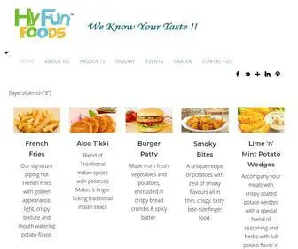 Hyfunfoods.com(HyFun Foods) Screenshot