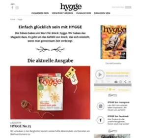 HYgge-Magazin.de(Die Dänen haben ein Wort für Glück) Screenshot