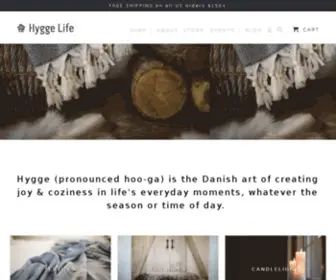 HYggelife.com(Hygge Life) Screenshot