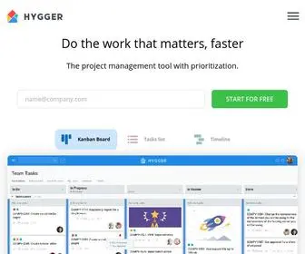 HYgger.io(Project Management Software & Tools for Companies) Screenshot