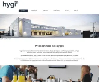 Hygi-Unternehmen.de(Das Unternehmen) Screenshot