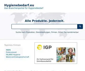 Hygienebedarf.eu(Händler) Screenshot