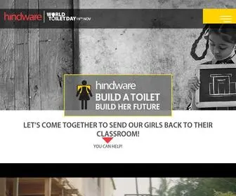 Hygienethatempowers.com(Hindware Build A Toilet Build Her Future) Screenshot