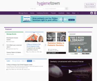 Hygienetown.com(Where The Hygiene Community Lives) Screenshot