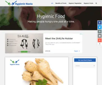 Hygienicnasta.com(Hygienic Food Guide) Screenshot