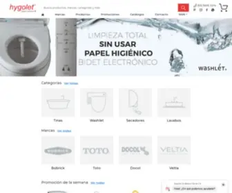 Hygolet.com.mx(Tina de baño) Screenshot