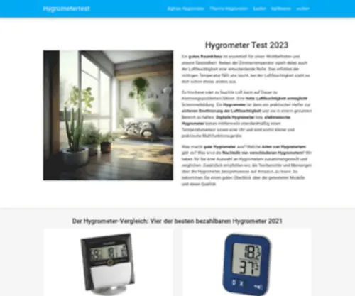 HYgrometer-Test.de(Hygrometer) Screenshot