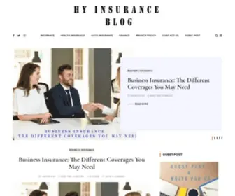 Hyinsuranceblog.com(HY Insurance Blog) Screenshot