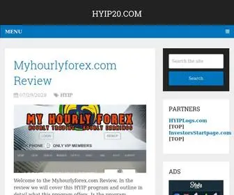 Hyip20.com(PTC Review Blog) Screenshot