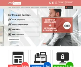 Hyipaddons.com(HYIP ADDONS LIMITED) Screenshot