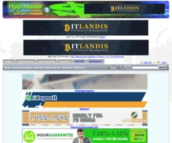 Hyipmaster.net(HYIP Make Money Online) Screenshot