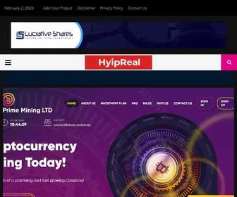 Hyipreal.com(New Way To Read Hyip Review) Screenshot