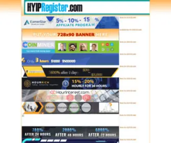 Hyipregister.com(Best Reliable Online Hyip Invest Monitoring Programs) Screenshot