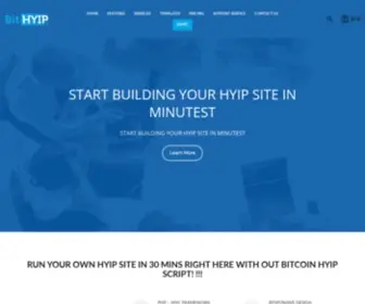 Hyipscript.pro(Bitcoin HYIP script) Screenshot