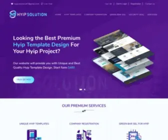 Hyipsolution.com(Hyip Template Desing) Screenshot